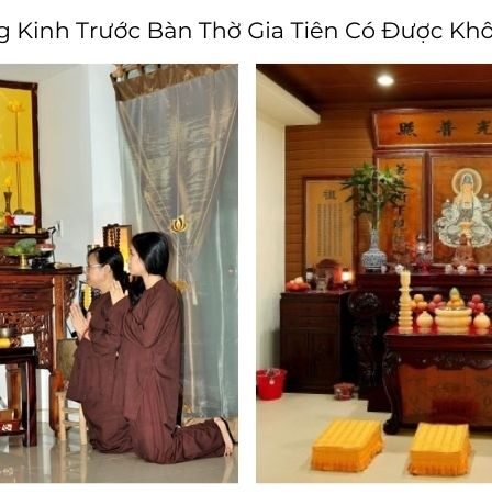 Tụng Kinh Trước Bàn Thờ Gia Tiên Có Được Không