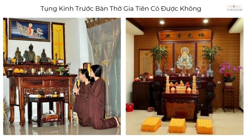 Tụng Kinh Trước Bàn Thờ Gia Tiên Có Được Không